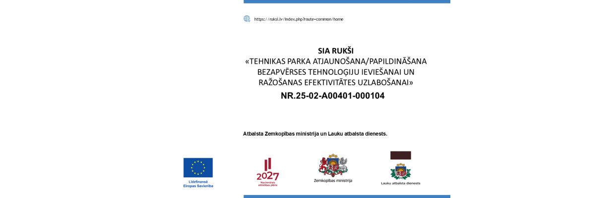 Realizējam jaunu projektu 25-02-A00401-000104